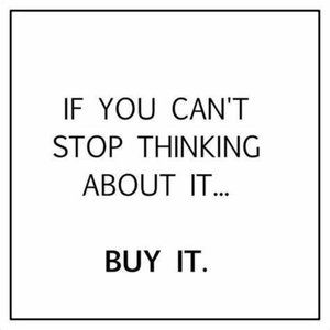 IF YOU CAN'T STOP THINKING ABOUT IT! BUY IT EVEN IF IT IS A PURPLE KITTY